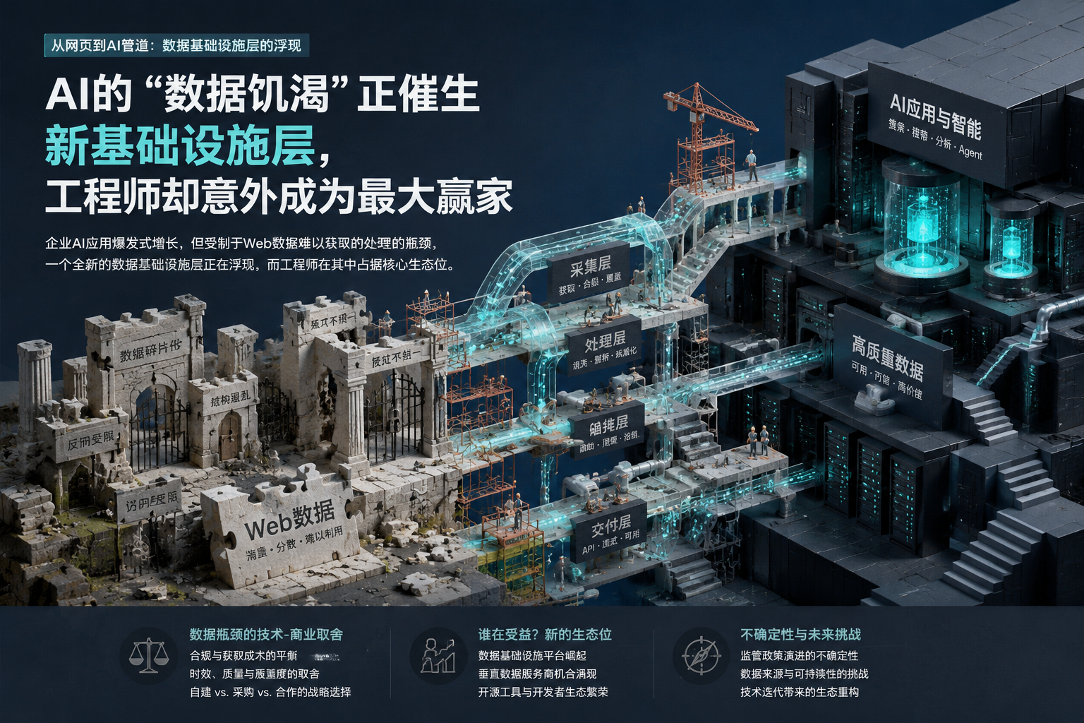 AI的“数据饥渴”正催生新基础设施层，工程师却意外成为最大赢家